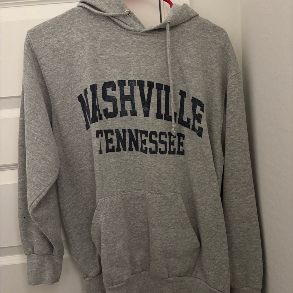 Grey nashv tennessee hoodie